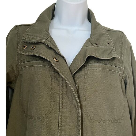 Madewell Surplus Olive Green Fall English Countryside 100% Cotton Jacket sz XXS - Picture 7 of 14